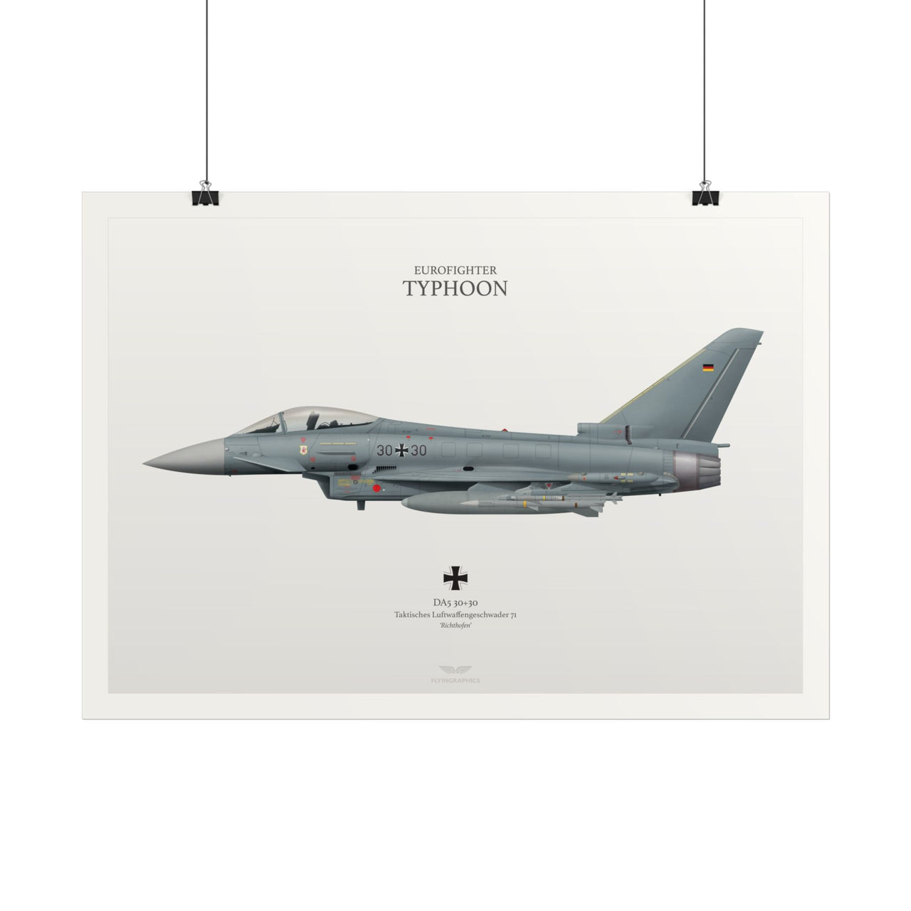 Eurofighter Typhoon - Art Print A2 & A3