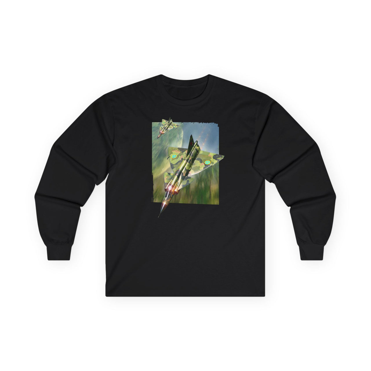 Saab Viggen JA 37-Langarmes T-Shirt