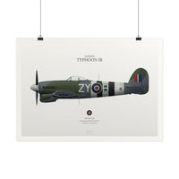 Thumbnail for Hawker Typhoon IB - Art Print A2 & A3
