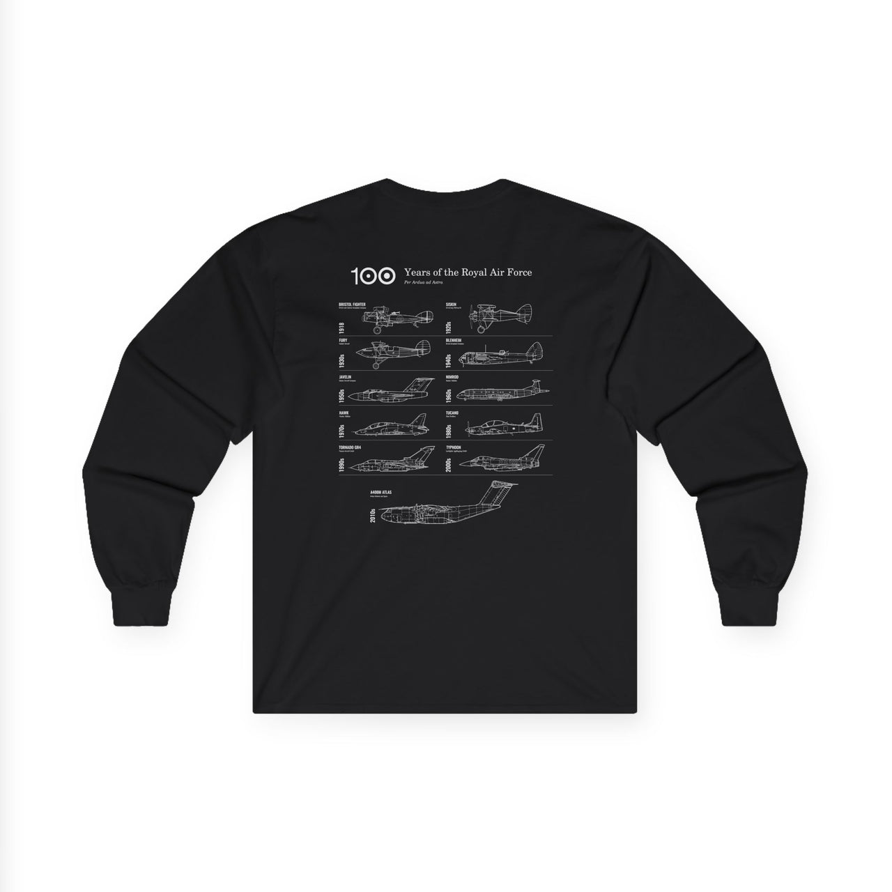 Hawker Fury-Langarm T-Shirt