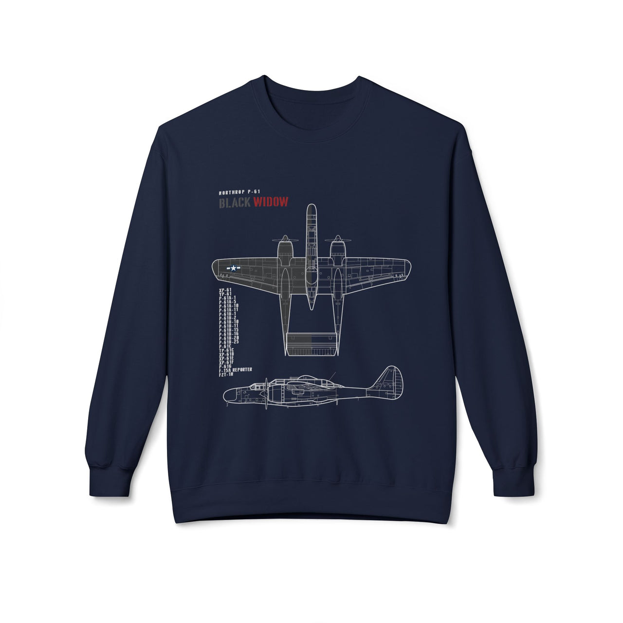 Sort enke - sweatshirt