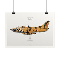 Thumbnail for Fiat G.91R.3 - Art Print A2 i A3