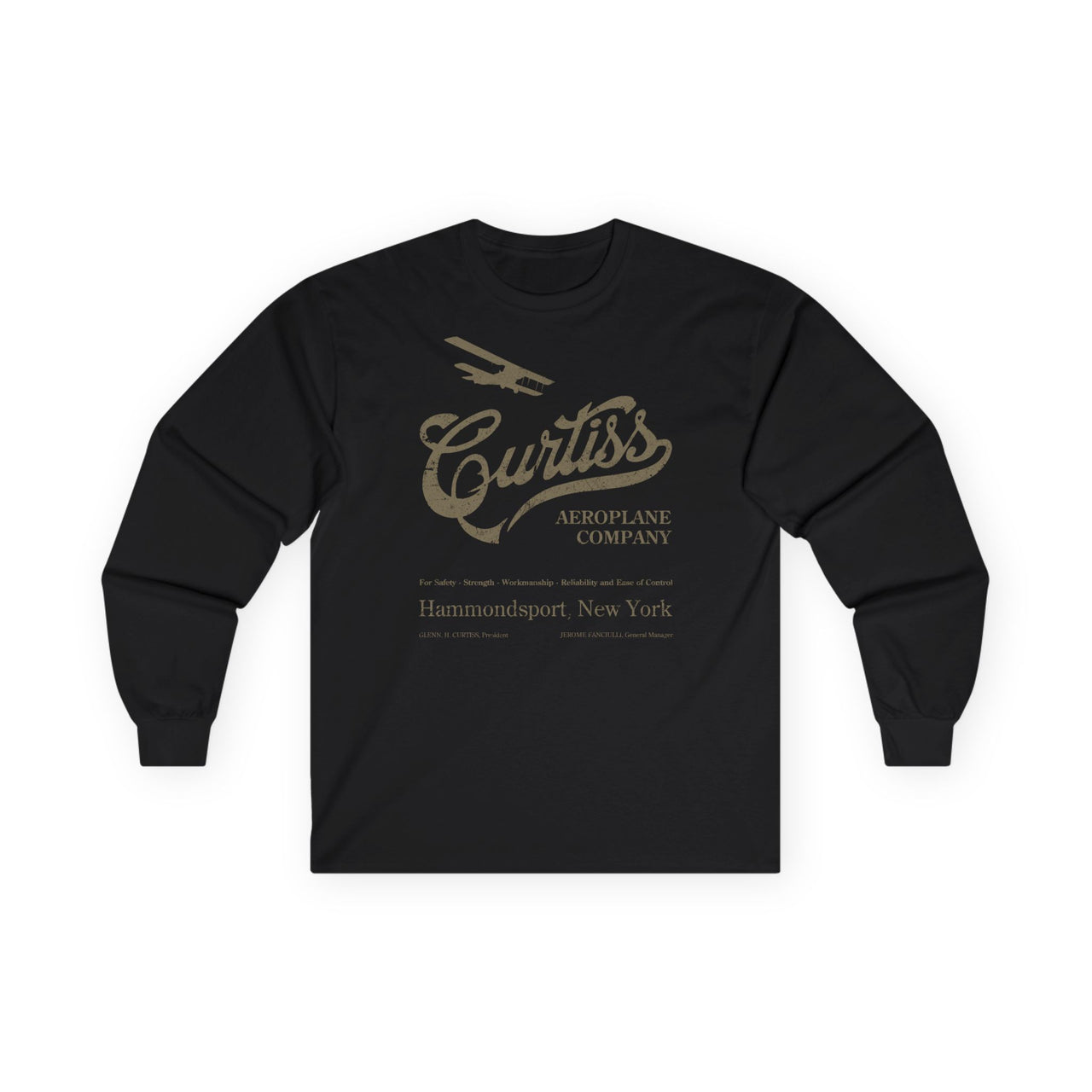 Curtiss-langærmet t-shirt
