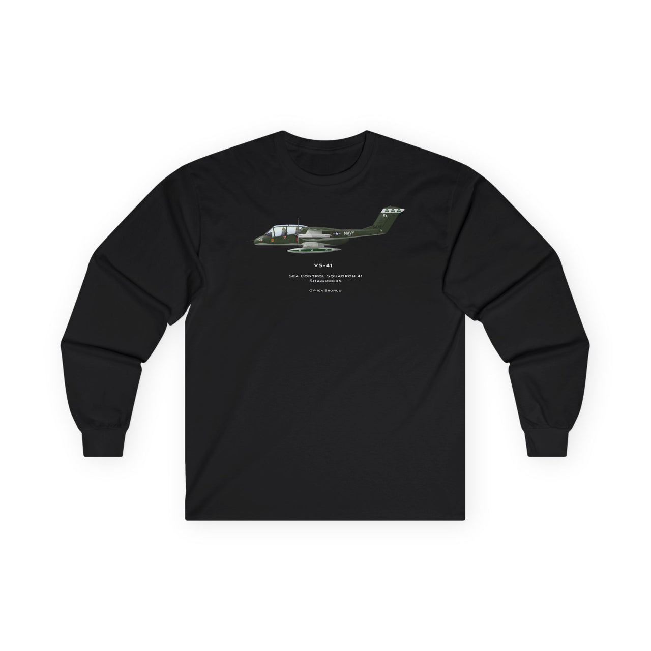 OV-10A Bronco VS-41-T-krekls ar garām piedurknēm
