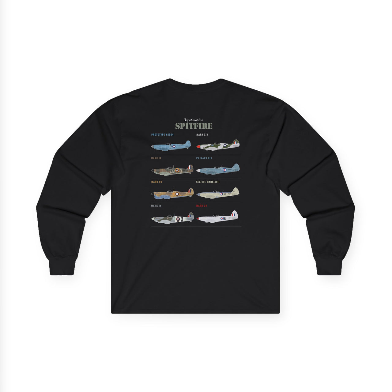 Spitfire MK VB-camiseta de manga longa