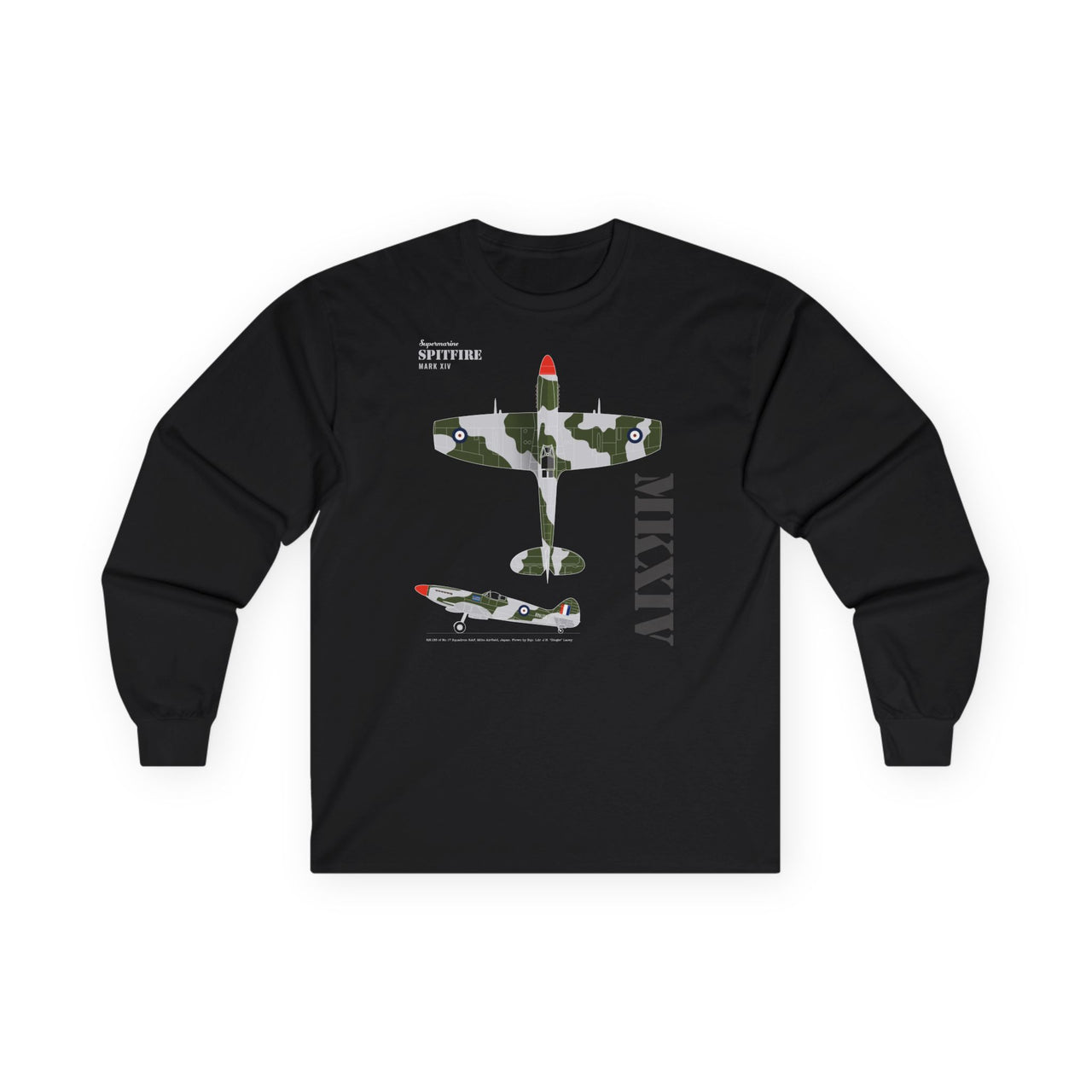 Spitfire Mk XIV-Langarm-T-Shirt