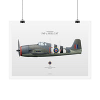 Thumbnail for Grumman F6F -3 Hellcat - Art Print A2 & A3