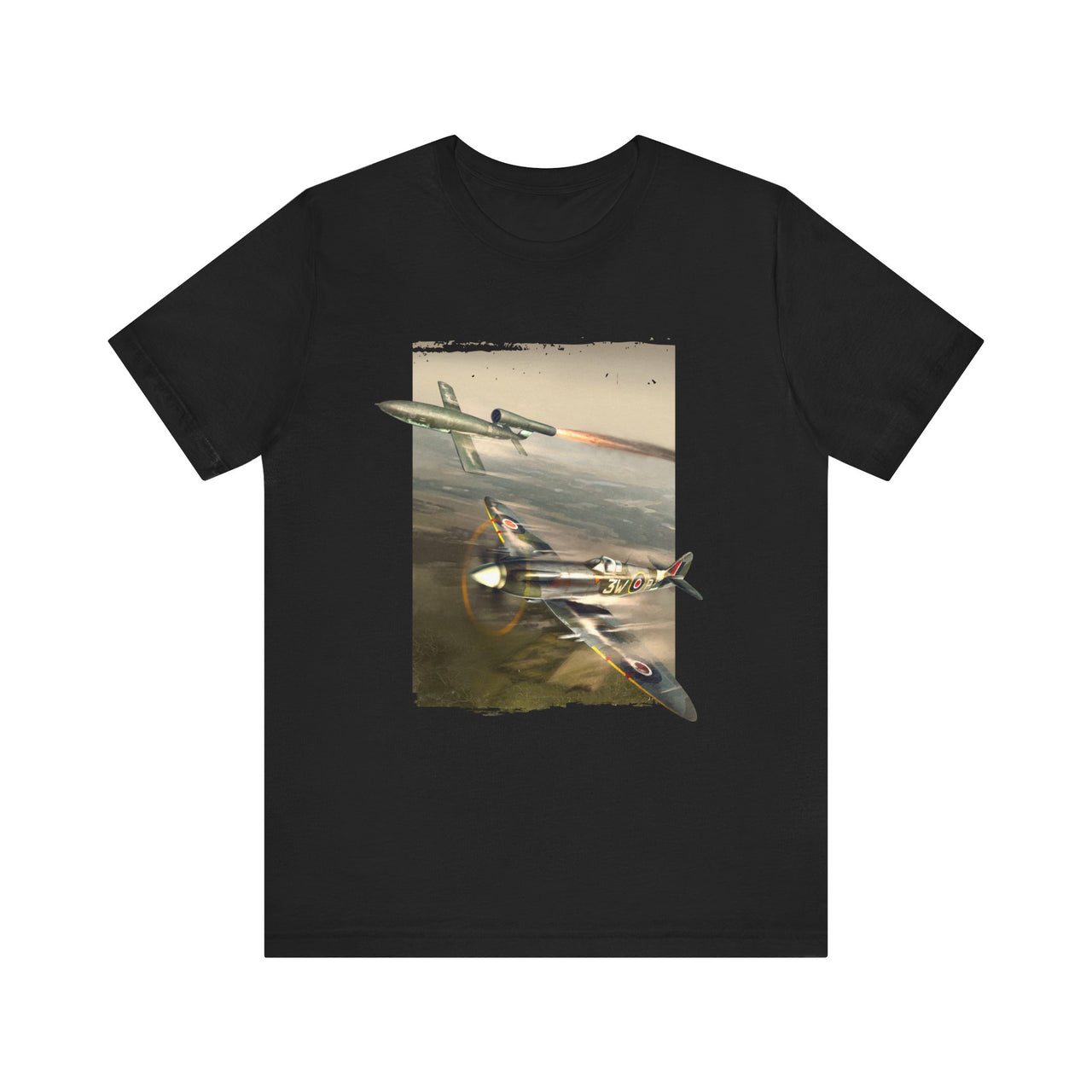 Spitfire and V1 Doodlebug - T-shirt