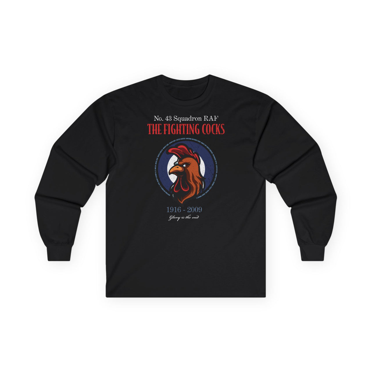 Fighting Cocks-T-shirt met lange mouwen