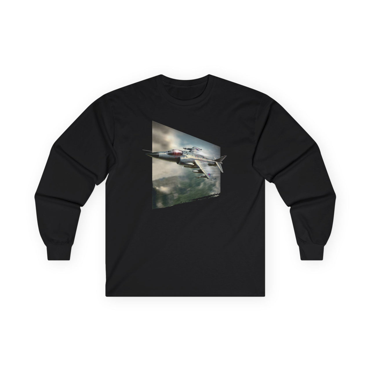Sea Harrier 'Shar'-Langarmes T-Shirt