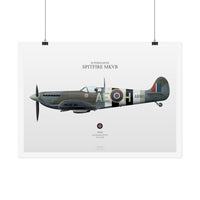 Thumbnail for Supermarine spitfire mkvb - impressão de arte A2 e A3