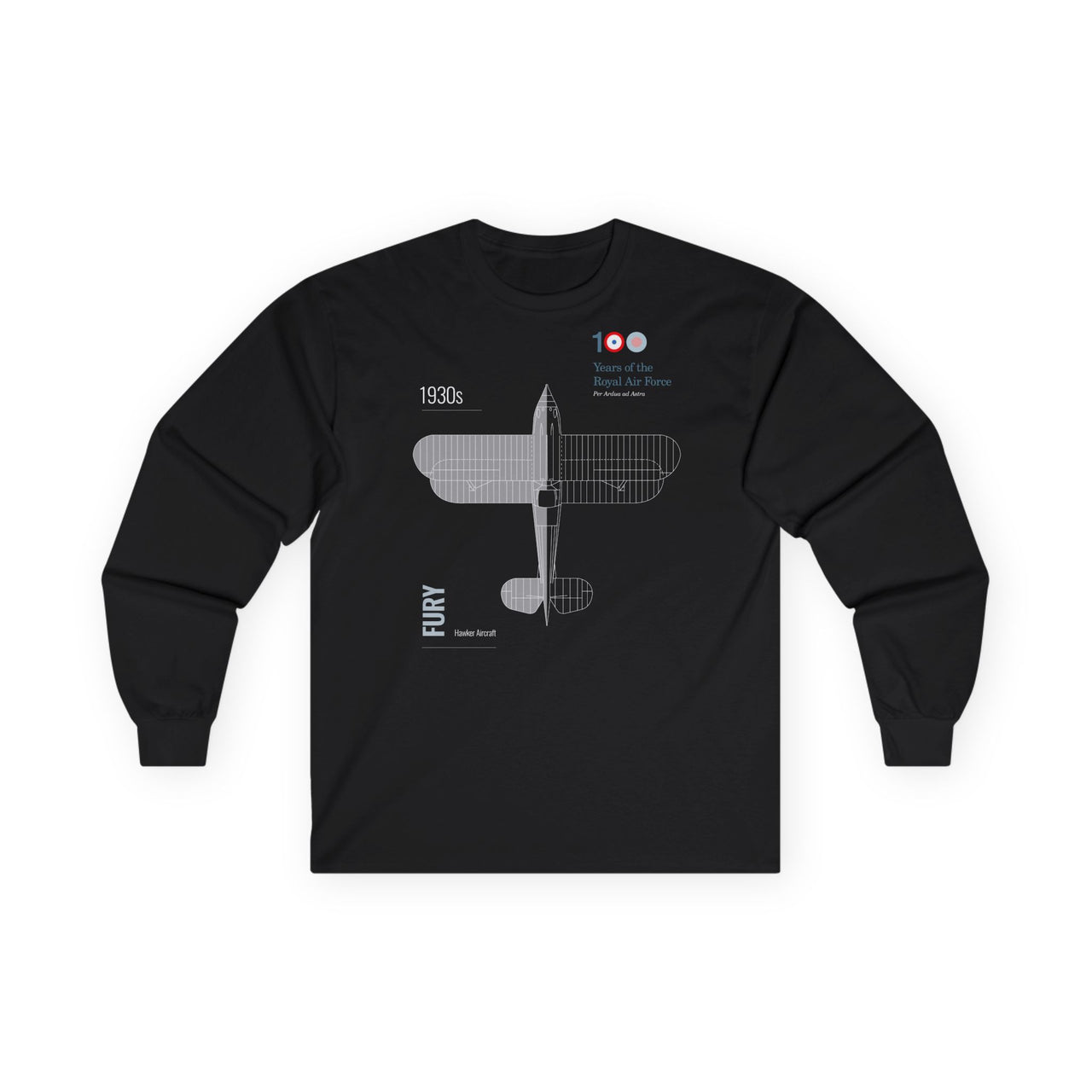 Hawker Fury-Langarm T-Shirt
