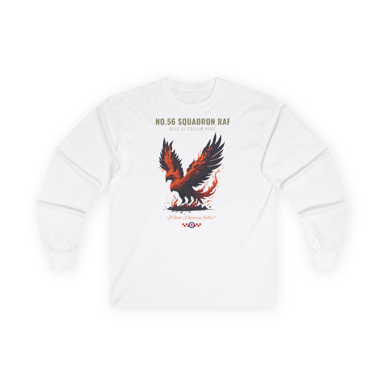 Nr.56 SQN The Firebirds-T-krekls ar garām piedurknēm