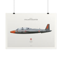 Thumbnail for Fouga CM.170R Magister - Art Print A2 & A3