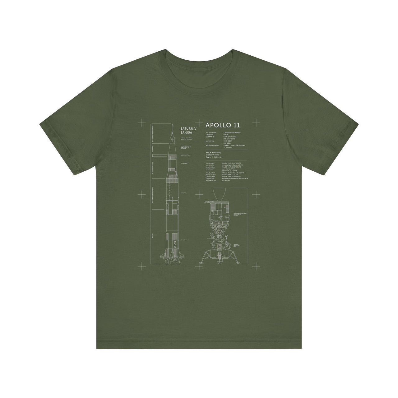 Apollo 11 - camiseta