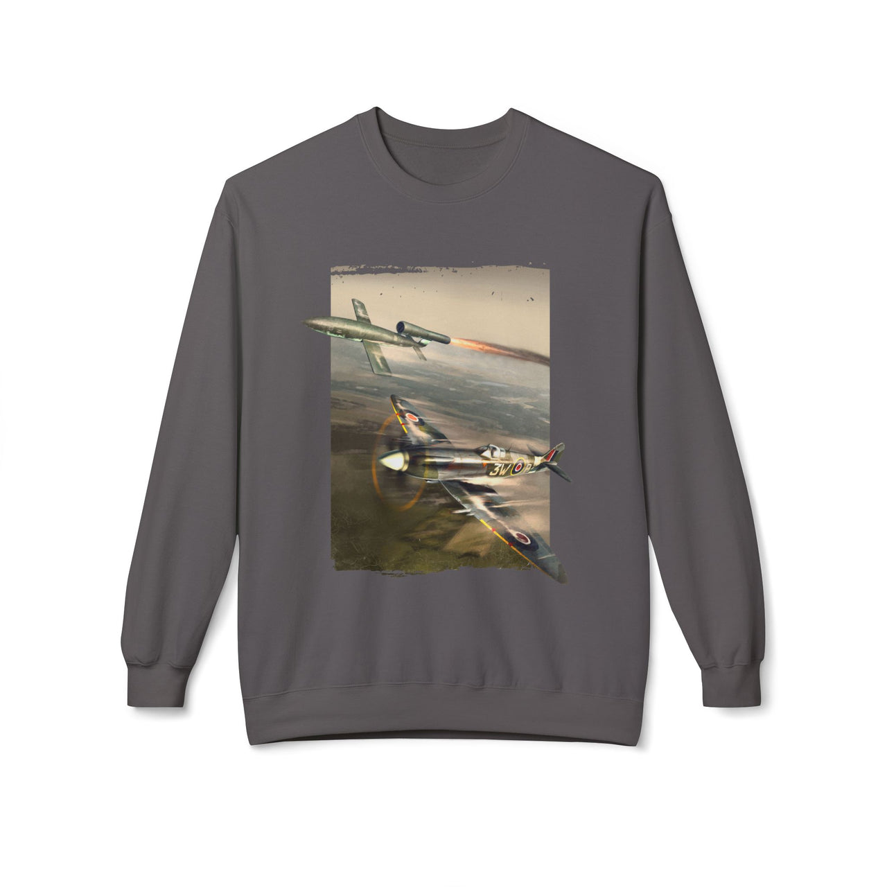 Spitfire och V1 Doodlebug - Sweatshirt