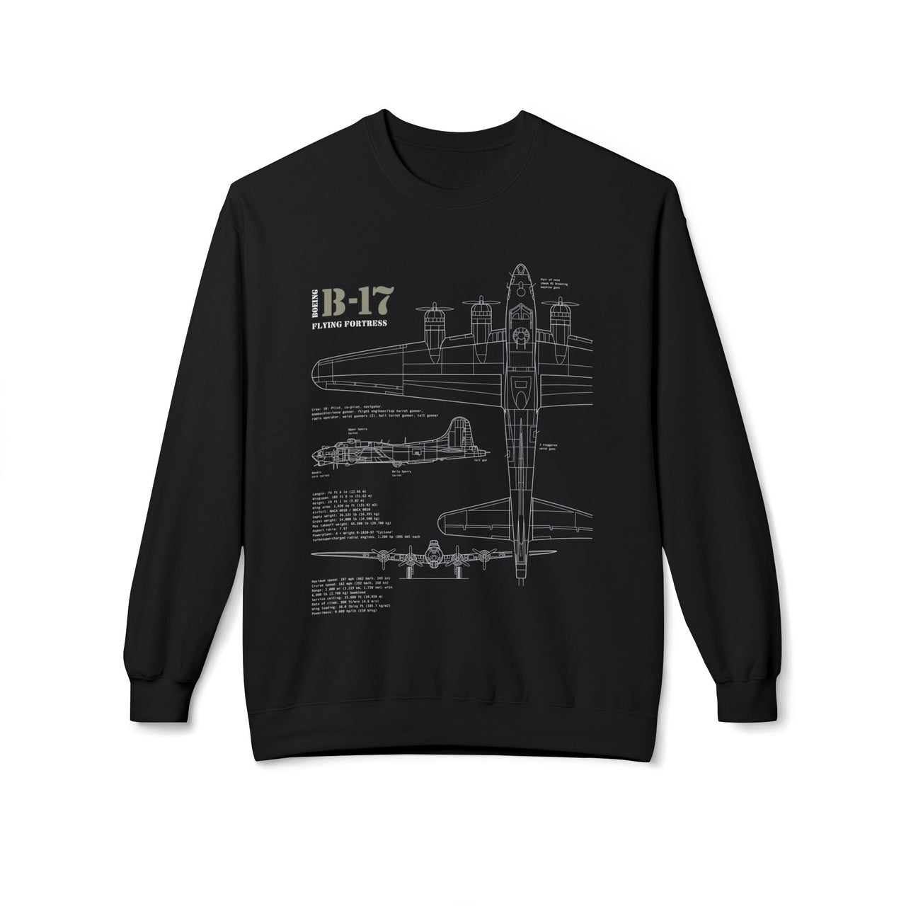 B -17 fliegende Festung - Sweatshirt