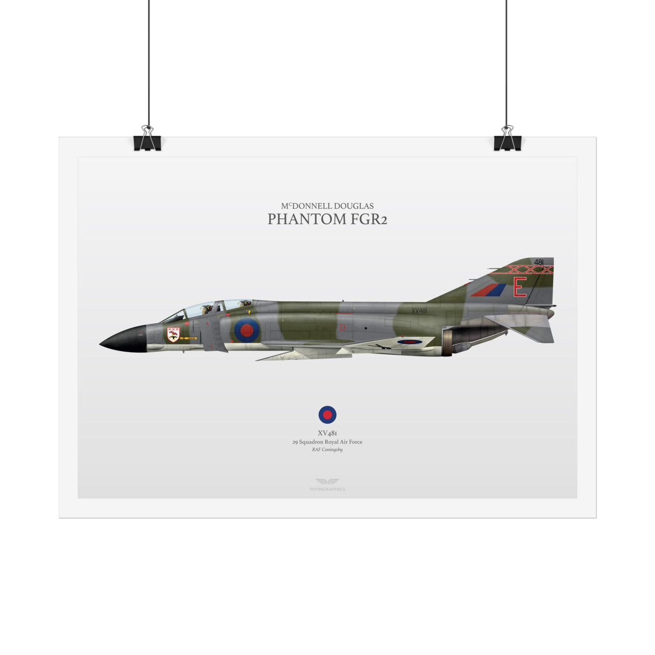 Phantom FGR2 29 SQN - Art Print A2 & A3