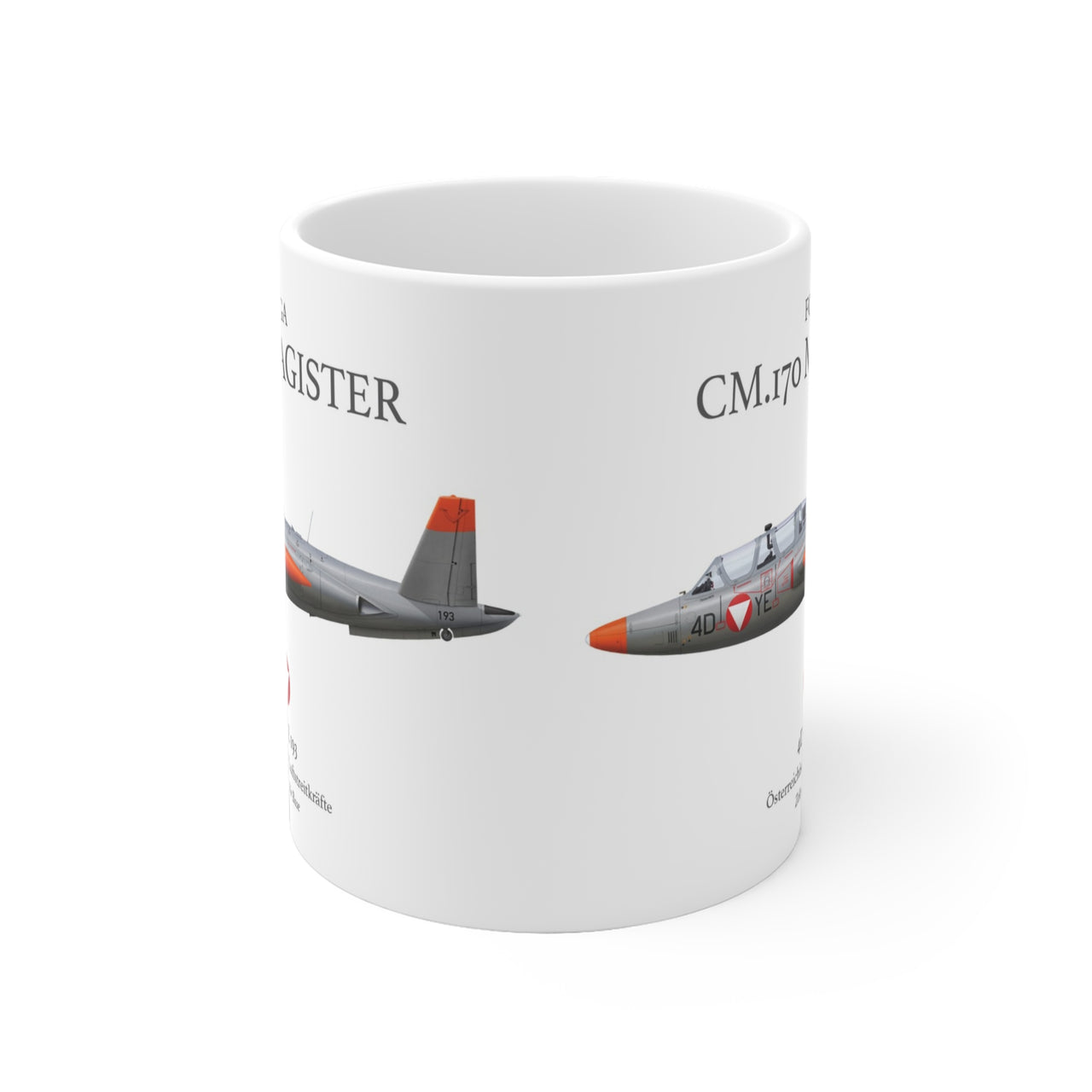 Fouga Cm.170 Magister - keraaminen muki