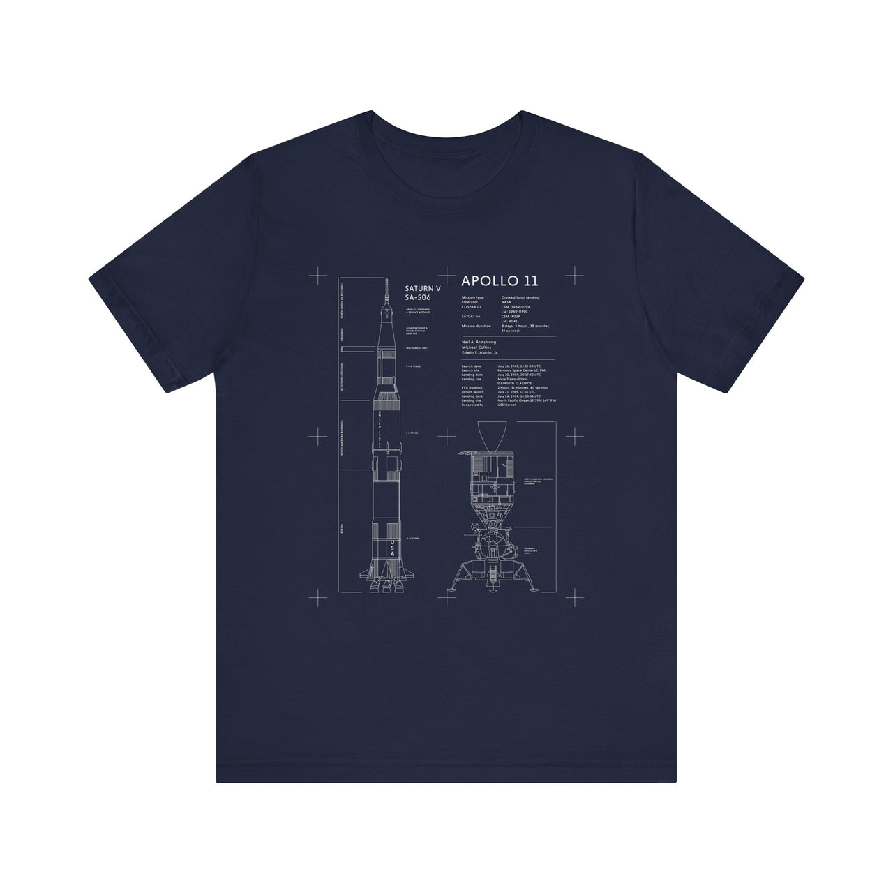 Apollo 11 - camiseta