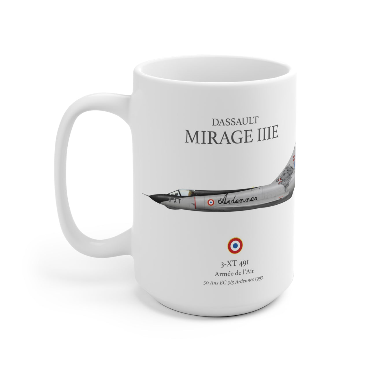 Dassault Mirage IIie - ceramiczny kubek