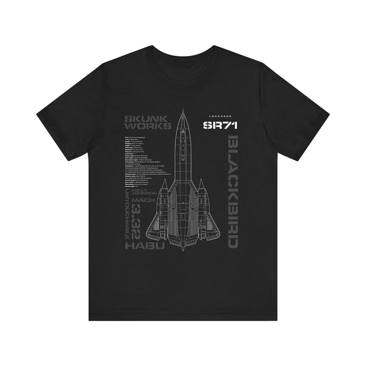 SR-71 Blackbird-Tričko