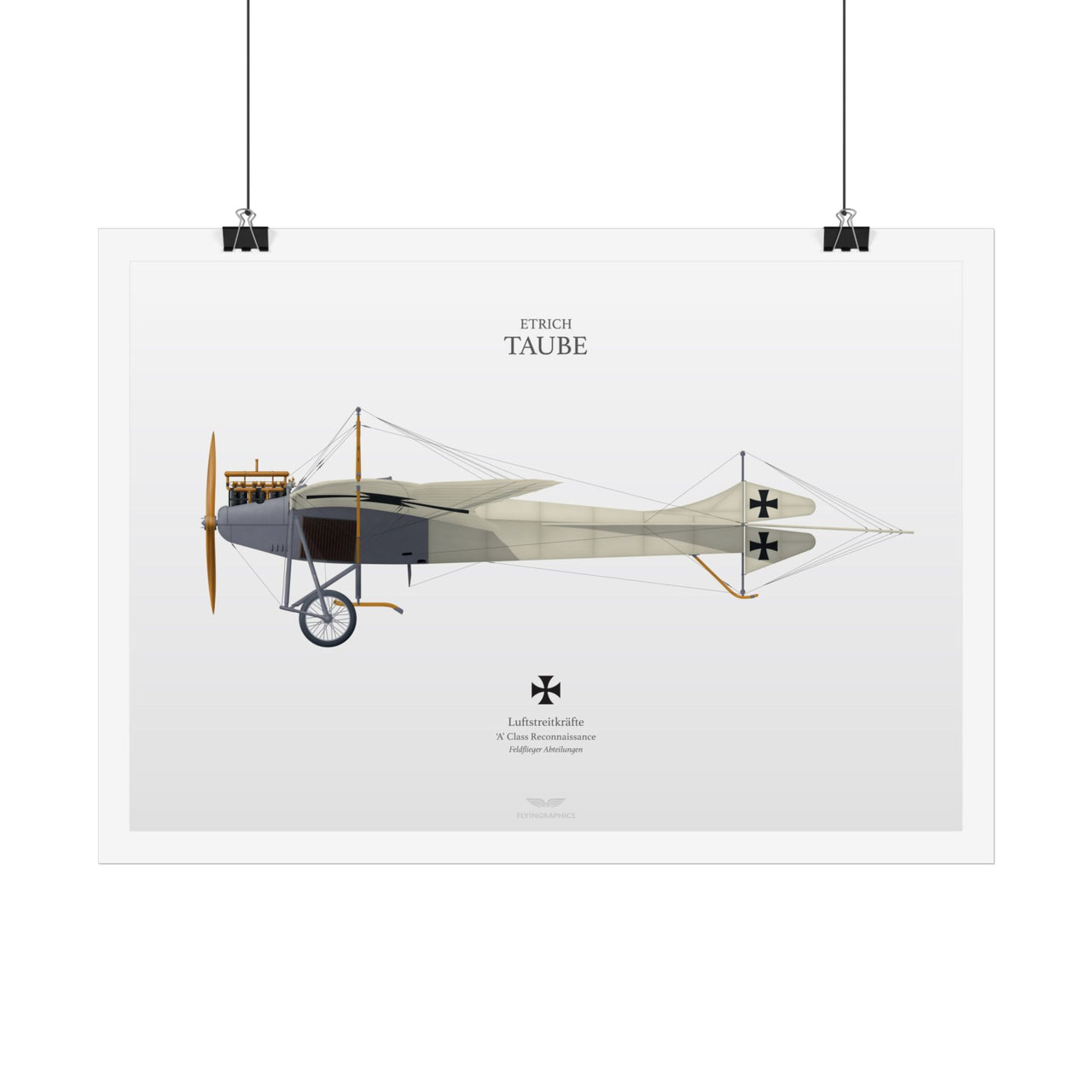 Etrich Taube - Art Print A2 & A3