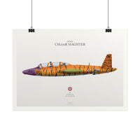 Thumbnail for Fouga CM.170R Magister - Art Print A2 & A3