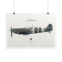 Thumbnail for Supermarine spitfire mkvb - impressão de arte A2 e A3