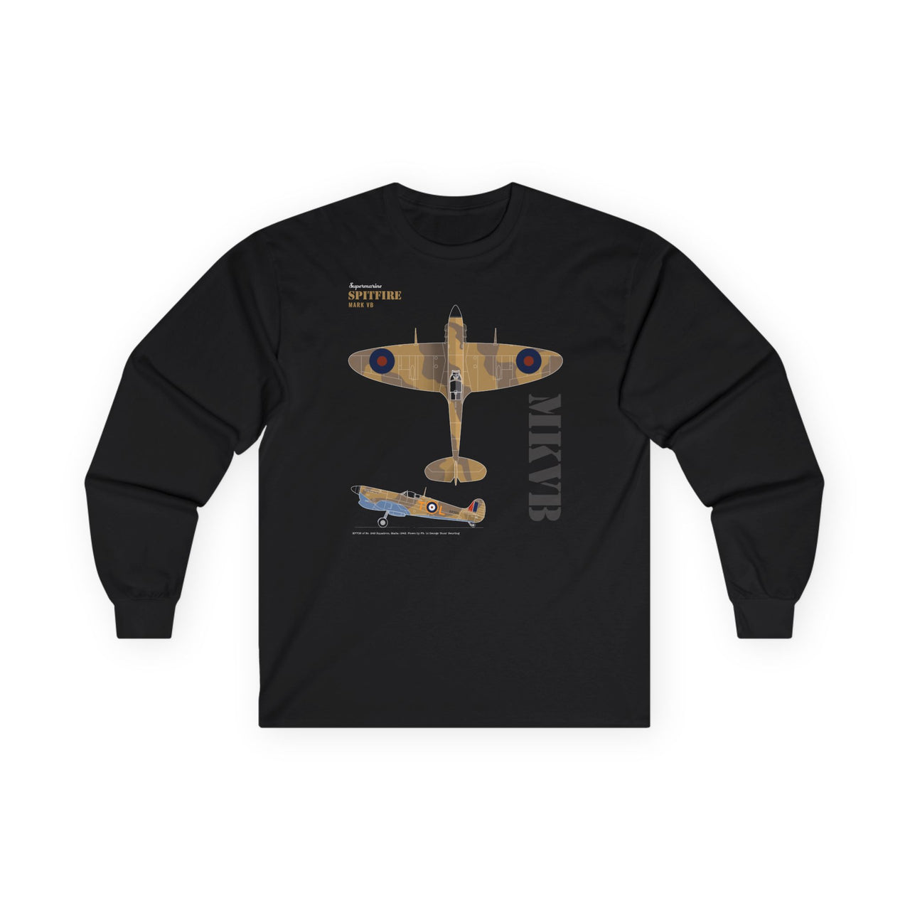 Spitfire MK VB-camiseta de manga longa